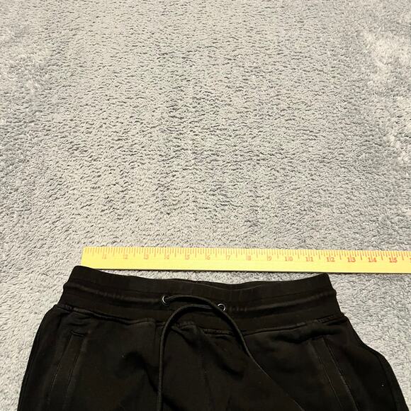 Three Nails Joggers Pants Womens Small Black Pull On Drawstring Pockets - Picture 6 of 8